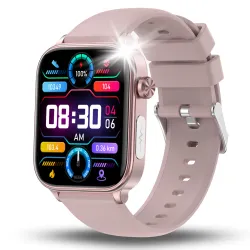 Smartwatch Zegarek Damski Kardiowatch Angelo AT570 różowy EKG SMS Ciśnienie HRV Rozmowy Menu PL